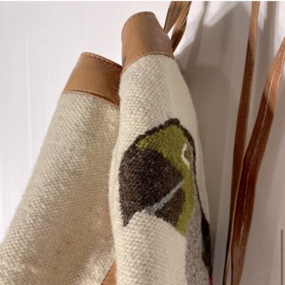 Vintage Boho Bird Hobo Bag Backpack Shoulder Bag - Picture 11 of 16